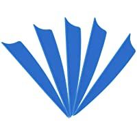 MILAEM Tiro con Arco Pluma de 1.75 Pulgadas -2 Pulgadas-2.5 Pulgadas-3 Pulgadas Plumas de Caucho para Flechas (100…